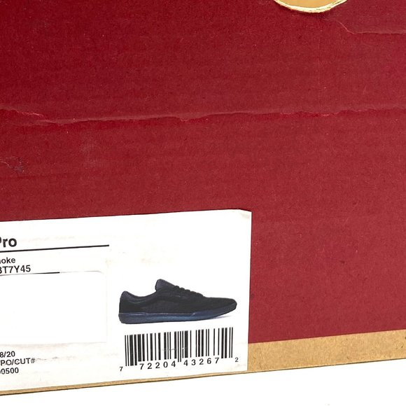 VANS Ave Pro Black Skateboarding Low Top Suede Women's Size Sneakers VN0A4BT7Y45 - Picture 8 of 9